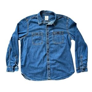 Gap Blue Denim Button Down